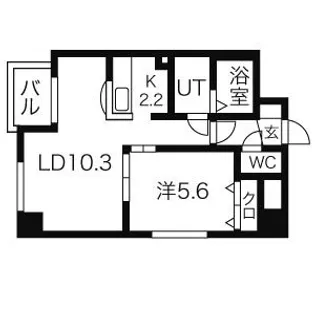オンズドール【5階】の間取り
