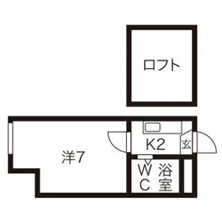 サングレース【111号室】の間取り