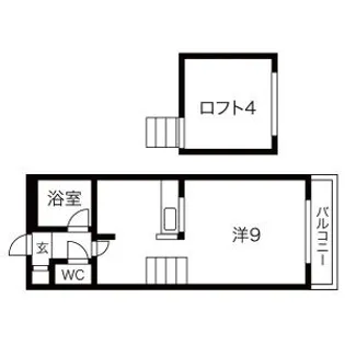 第7AMS円山【203号室】の間取り