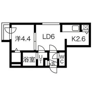 RESONATE南7条(レゾネート)【4階】の間取り
