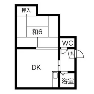 舟美マンション【201号室】の間取り