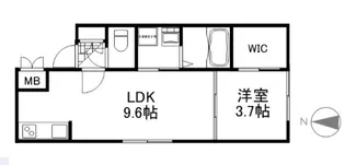 グランシャリオ平岸通【3階】の間取り