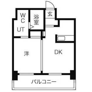 TEADA北4条(ティーダキタ4ジョウ)【13階】の間取り