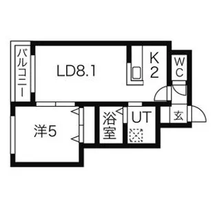 アヴァンツァーレ【3階】の間取り