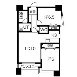 ノヴァ大通【8階】の間取り