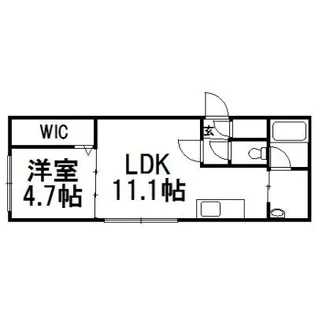 グランドサクセス行啓通【0501号室】の間取り