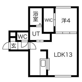 LE SOLEIL DE MARUYAMA【1階】の間取り