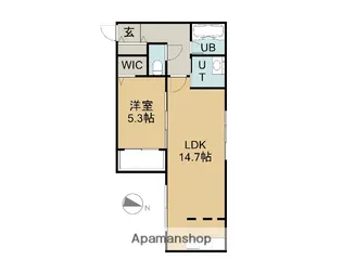 セントフィールドNORTH4【4階】の間取り