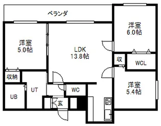 GRAND ASTER【3階】の間取り