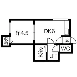 カーサソレアード【205号室】の間取り