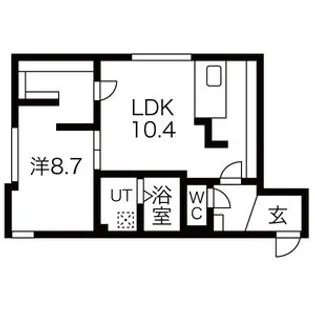 ⅠⅩⅢ表参道【4階】の間取り