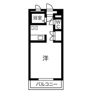 マンションパレみやざき【7階】の間取り