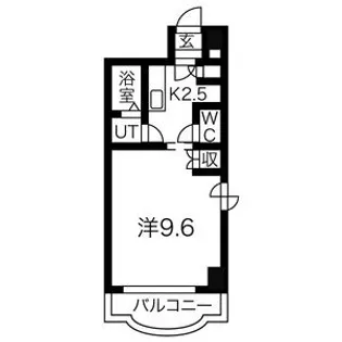 1Kの間取り画像
