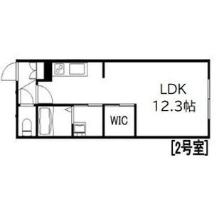 Pine hills環状通東【1階】の間取り