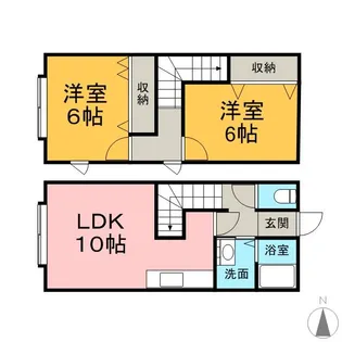ミルフィーユ【1階】の間取り