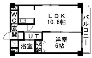 ティアラN5【4階】の間取り