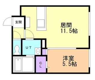 クレマティス円山【2階】の間取り