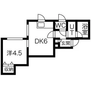 PLAZA IN M・K【2階】の間取り