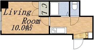 ロイヤルハイム【101号室】の間取り