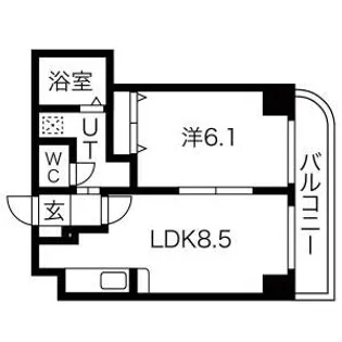 ローレル17【0701号室】の間取り