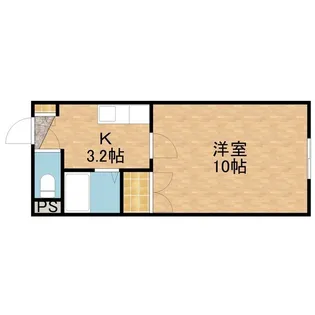 アルテピアッツァⅡ【407号室】の間取り