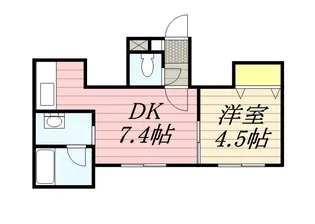 イーストコートⅡ【0203号室】の間取り