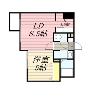 KDXレジデンス南三条【10階】の間取り