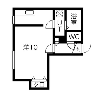 デュオローサ【201号室】の間取り