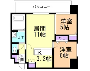 エクレール【14階】の間取り