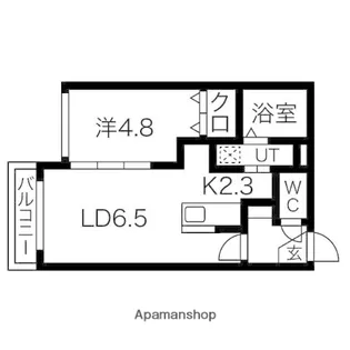 エルプレシア南22条【2階】の間取り