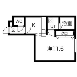 CARRERA豊平【4階】の間取り