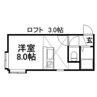 グランプリ水車町【3階】の間取り