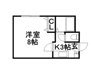 クゥーネルS【302号室】の間取り