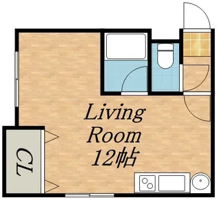 WOOD611【201号室】の間取り
