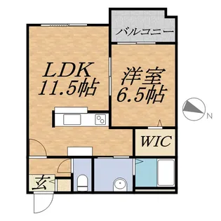 プレミアシティ札幌【2階】の間取り
