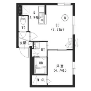 コローレN4W29【4階】の間取り