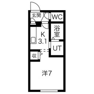 スペチアーレ手稲【3階】の間取り