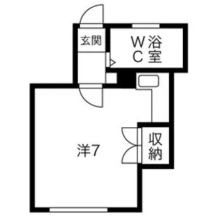 香真ハイツ【5号室】の間取り