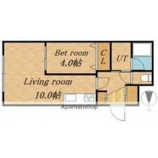 カピテーヌ円山【3階】の間取り