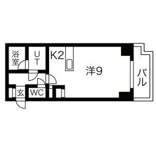 アップタウンハイツ【4階】の間取り