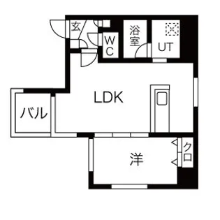 円山シャトー桂和医大前【702号室】の間取り