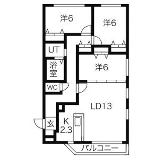 CEDAR SQUARE(シダースクエア)【401号室】の間取り