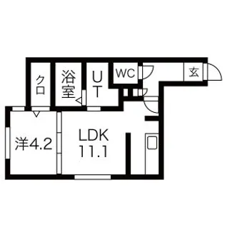 KURAXIA【2階】の間取り