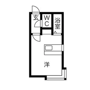 ハイライフ円山【101号室】の間取り