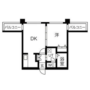 グレイスコート円山北【205号室】の間取り
