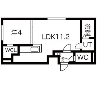 ROI CHIC【1階】の間取り