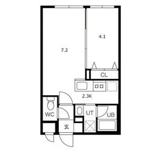 カーサフォレスト北円山【1階】の間取り