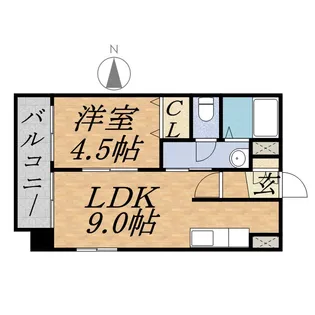 シュターディオン南9条【403号室】の間取り