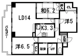 ポラリス伏見【2階】の間取り