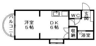 プレジデントシティ神宮【2階】の間取り